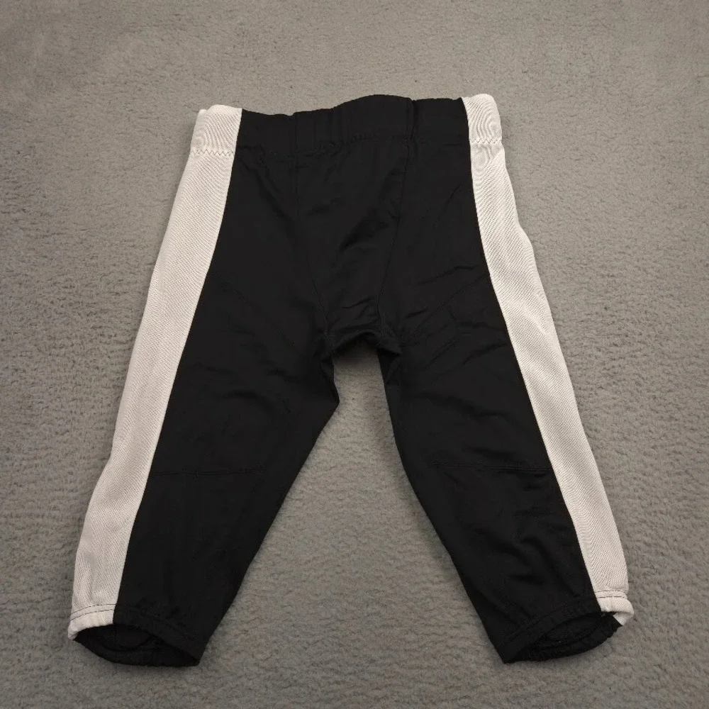Nike Football Pants Mens XL Black White Padded Game Day Belted Athletic